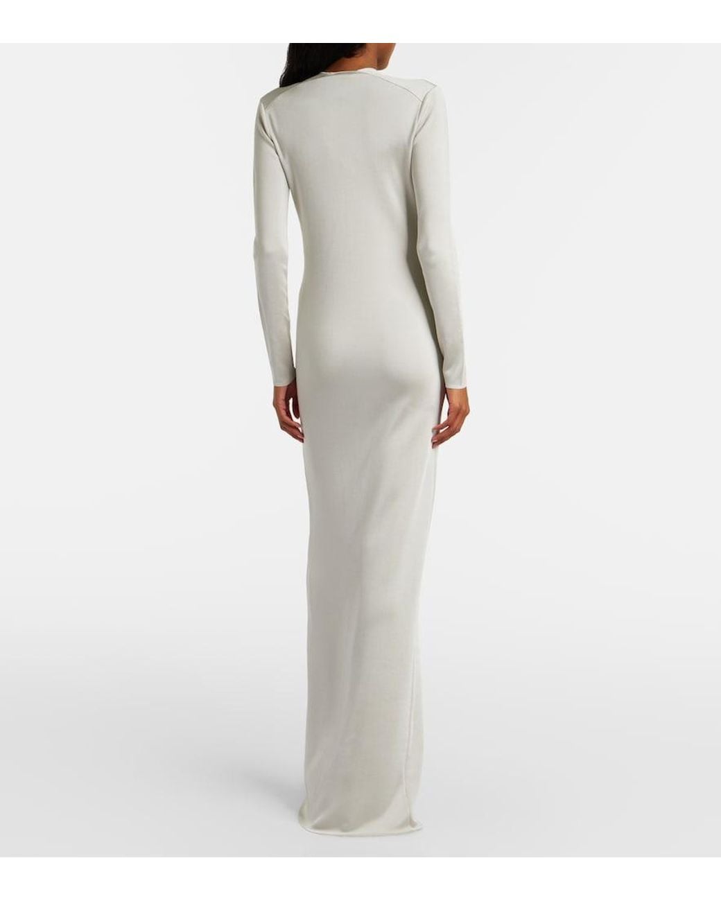 Tom Ford White Knitted Gown