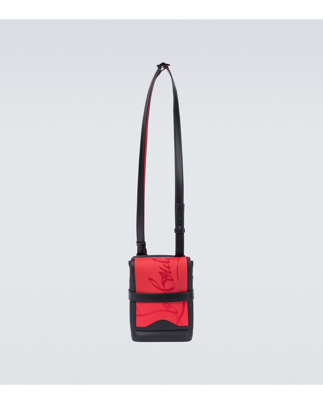 Christian Louboutin Benech Reporter Sneaker Sole Bag in Red