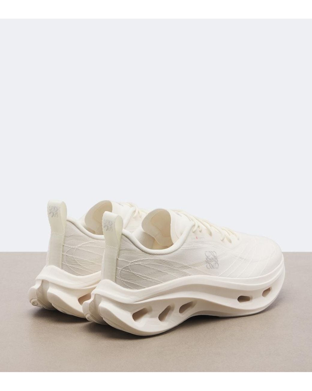 Loewe White X On Cloudtilt Cosmic Running Sneakers