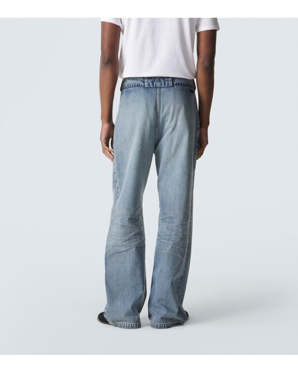 Fear Of God Blue Utility Straight Jeans for men