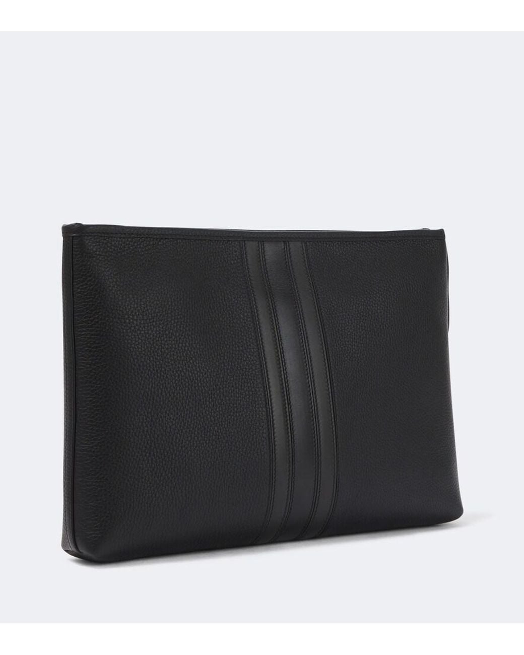 Gucci Black Medium Leather Pouch for men