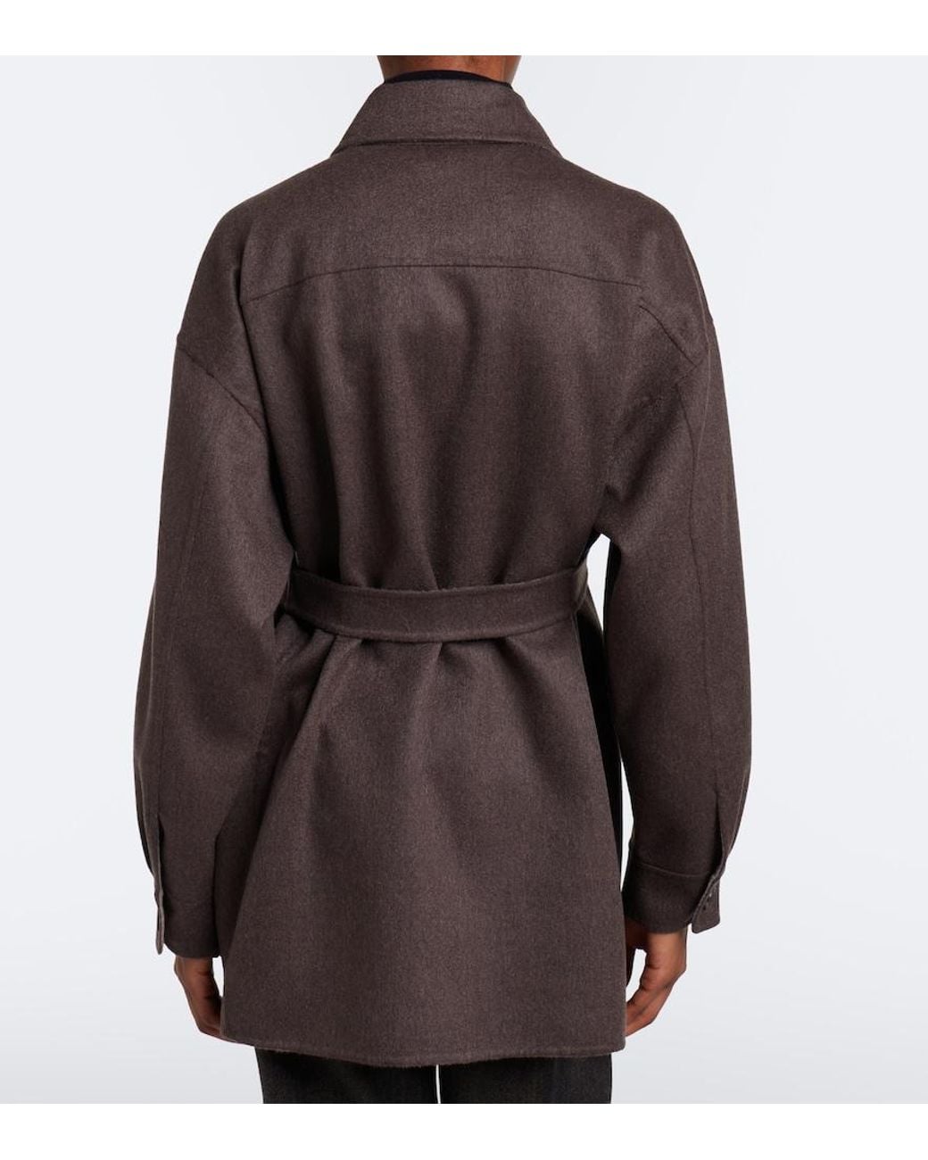 Max Mara Brown Cashmere-Blend Jacket
