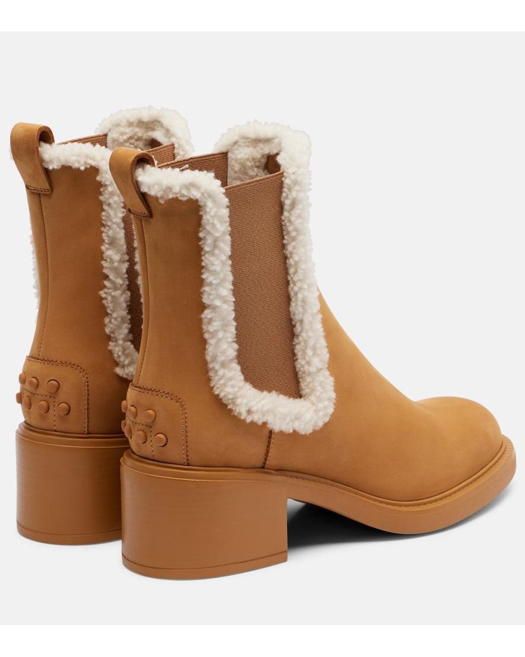 Tod's Brown Suede Chelsea Boots