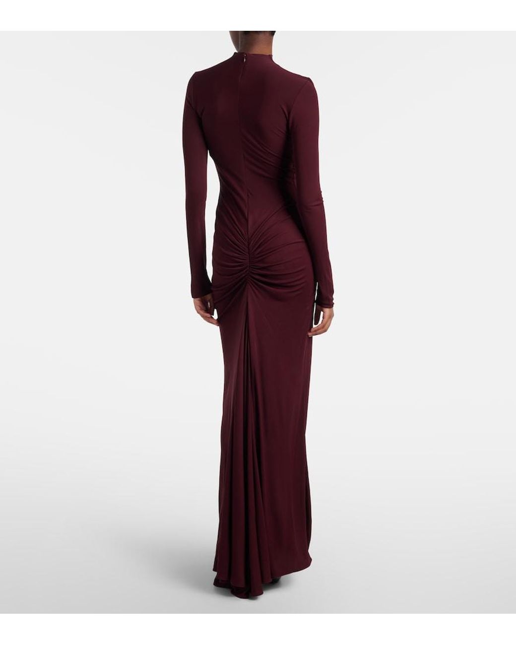 Alaïa Purple Jersey Gown