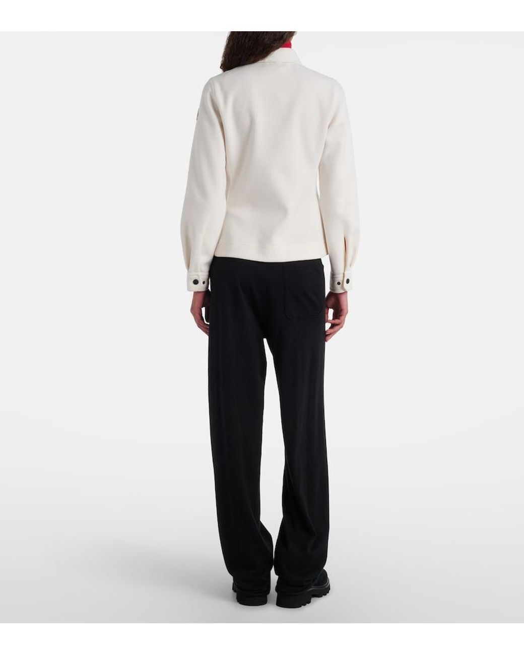 Moncler White Interlock Jacket