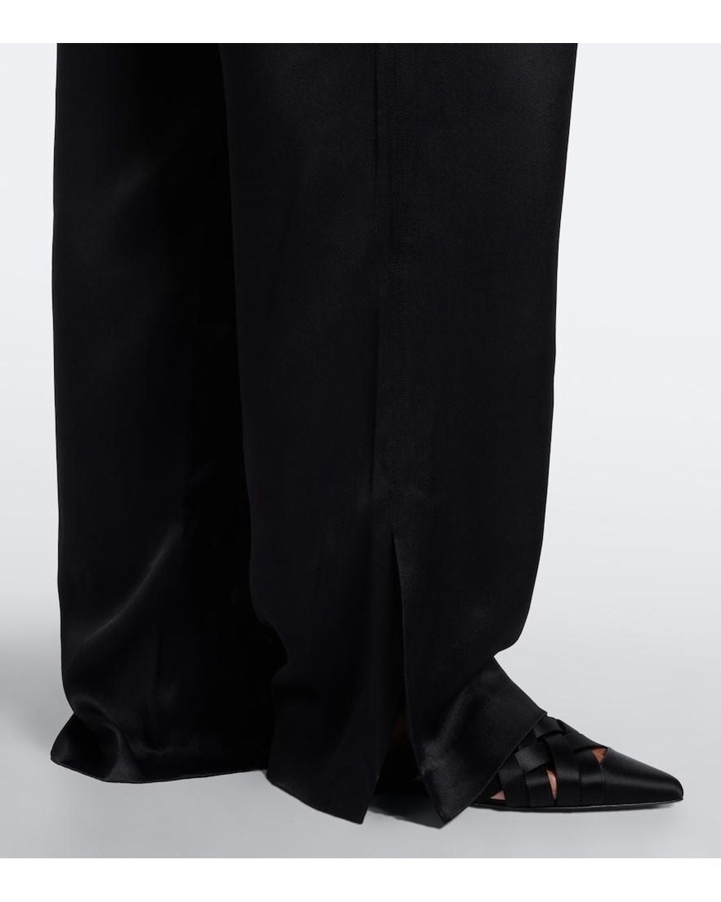 Lisa Yang Black Wide-Leg Pants