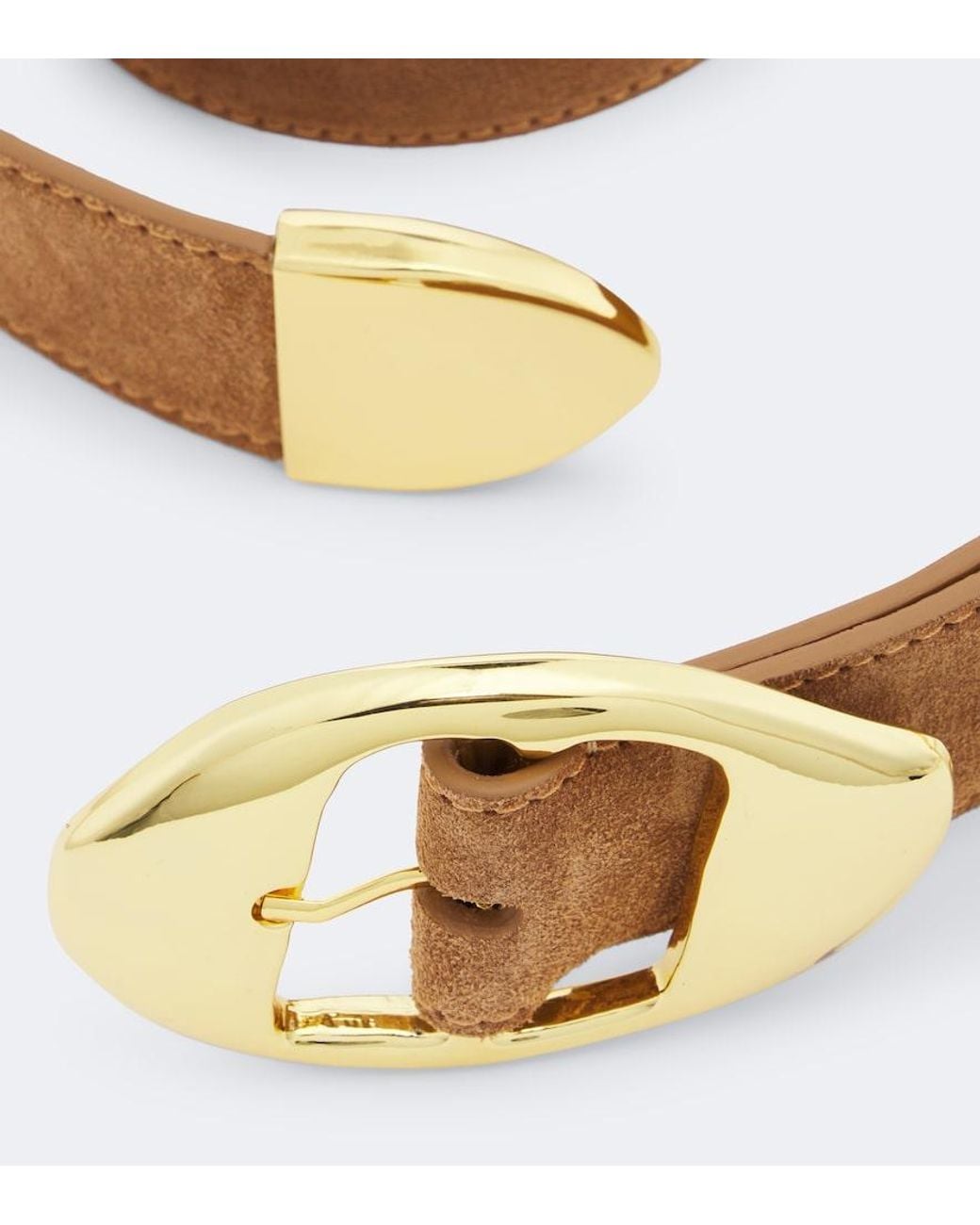 Amanu Brown Grumeti Suede Belt