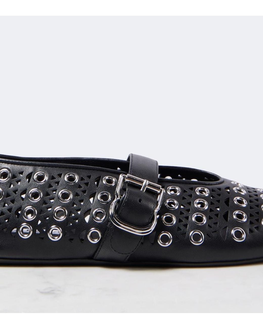 Alaïa Black Ballet Flat