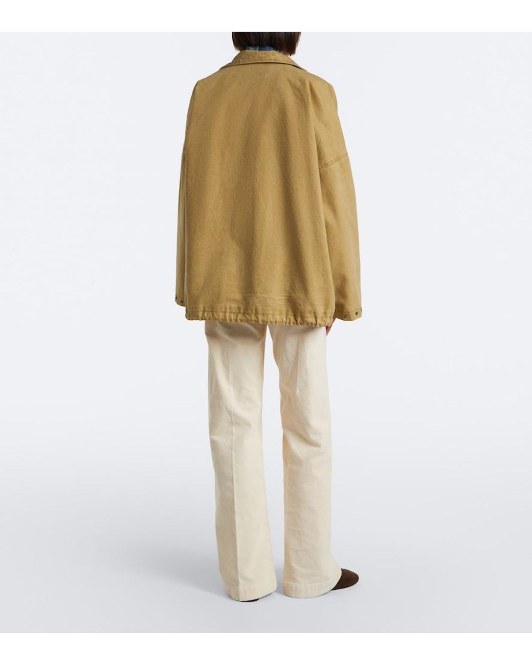 Polo Ralph Lauren Natural Cotton Corduroy Wide-Leg Pants