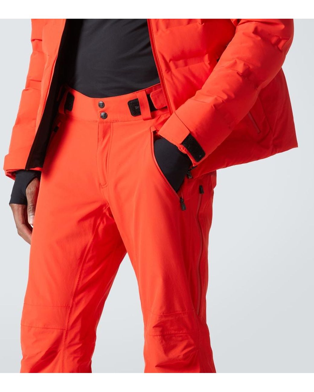 Pantaloni Da Sci Team Aztech di Aztech Mountain in Red da Uomo