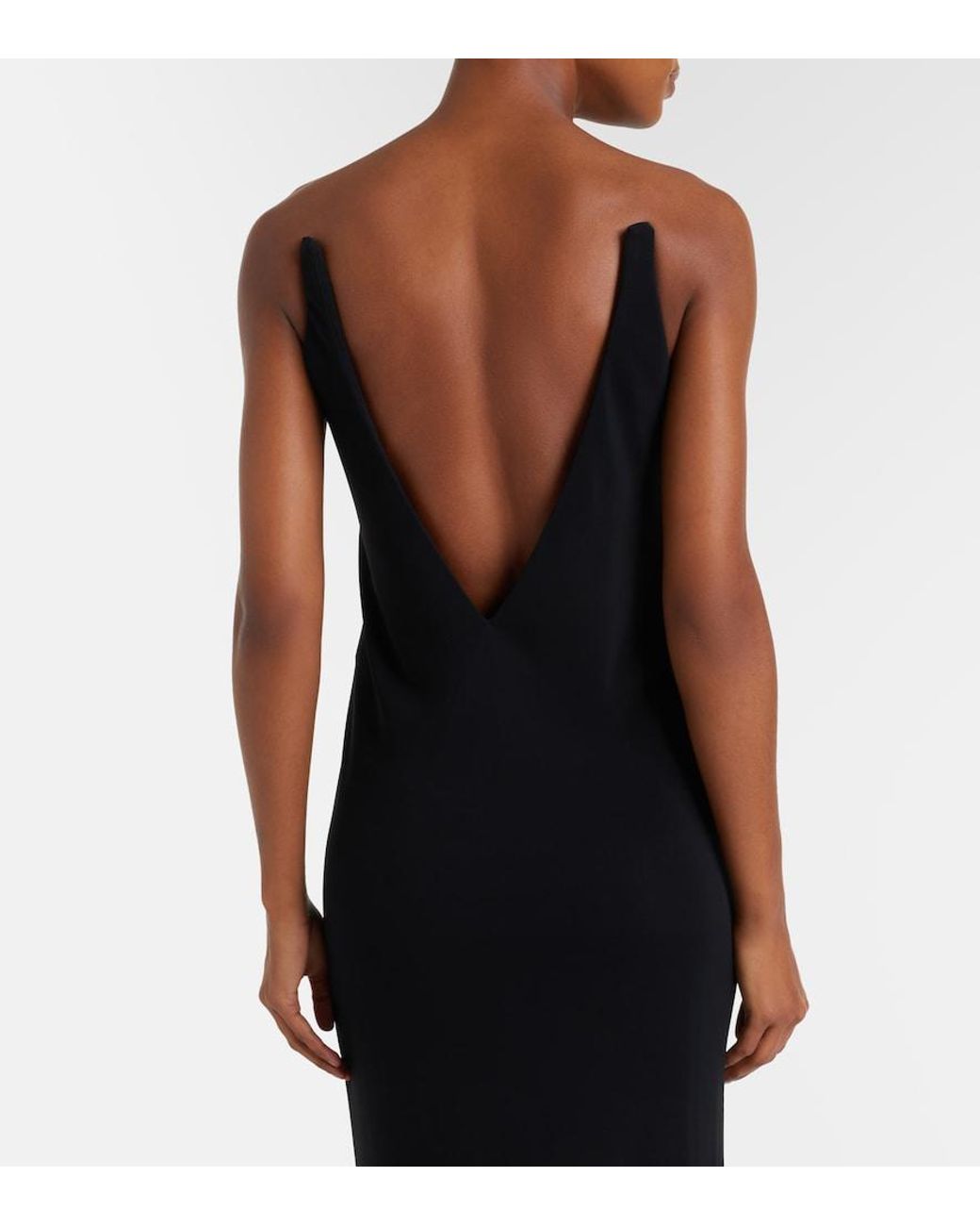 Tom Ford Black Impossible Crepe Jersey Gown