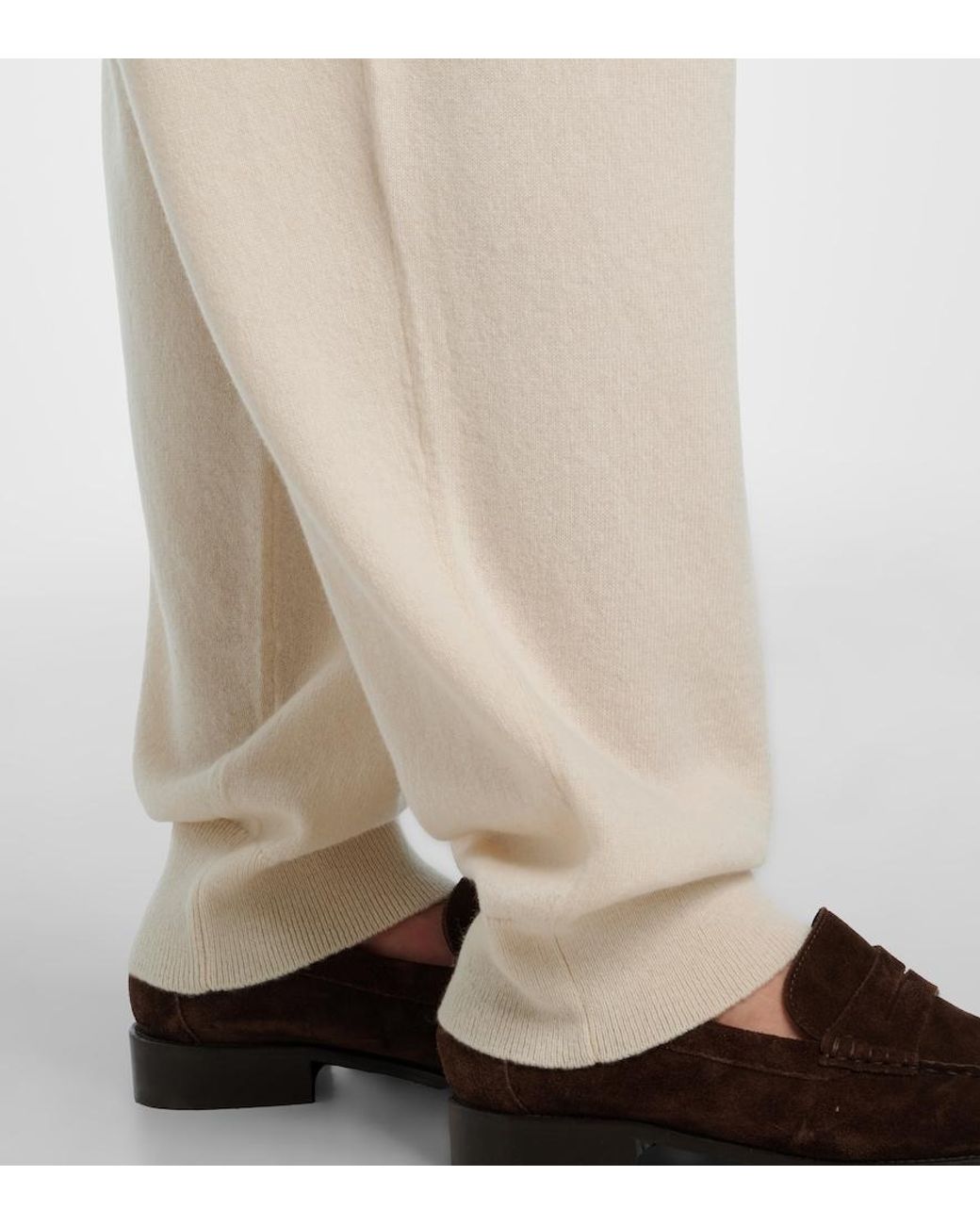 Jardin Des Orangers Natural Wool And Cashmere Sweatpants