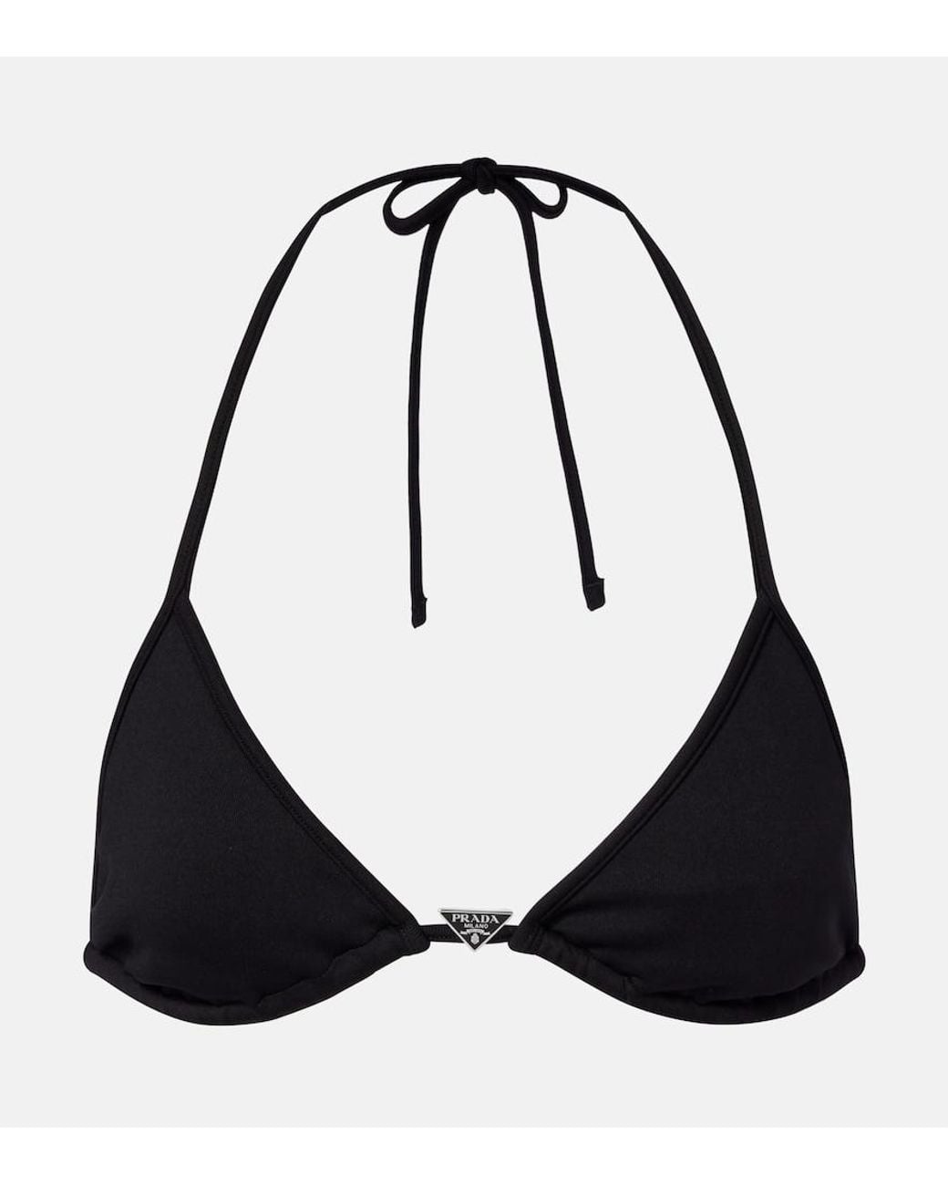 Prada Black Bikini-Oberteil