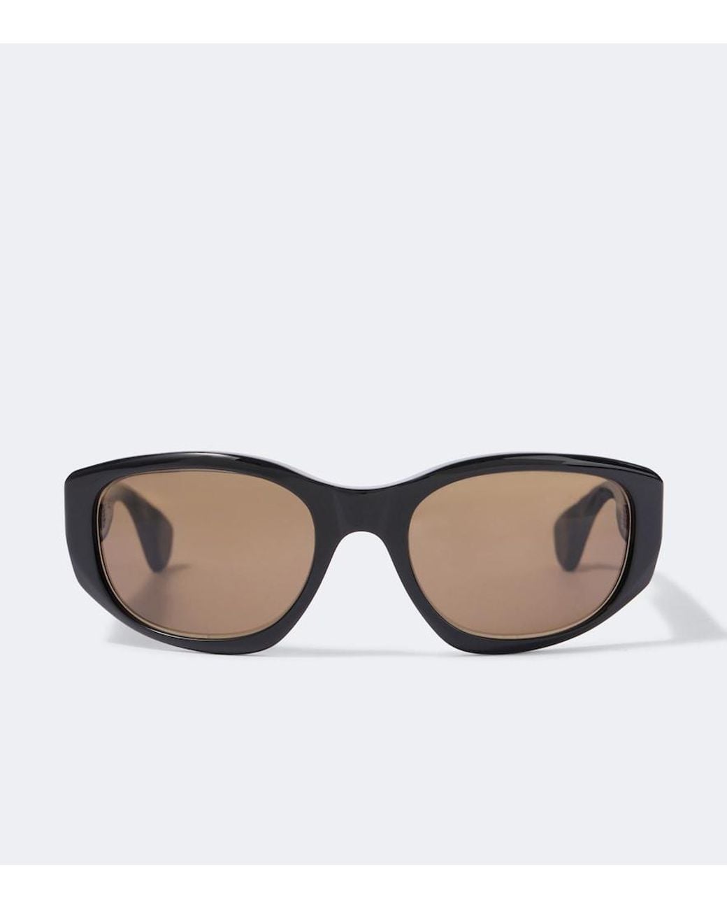 Sestini Eyewear Brown Nove E Mezzo Rectangular Sunglasses for men