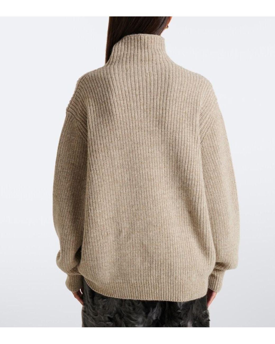 Lemaire Natural Alpaca And Yak Turtleneck Sweater