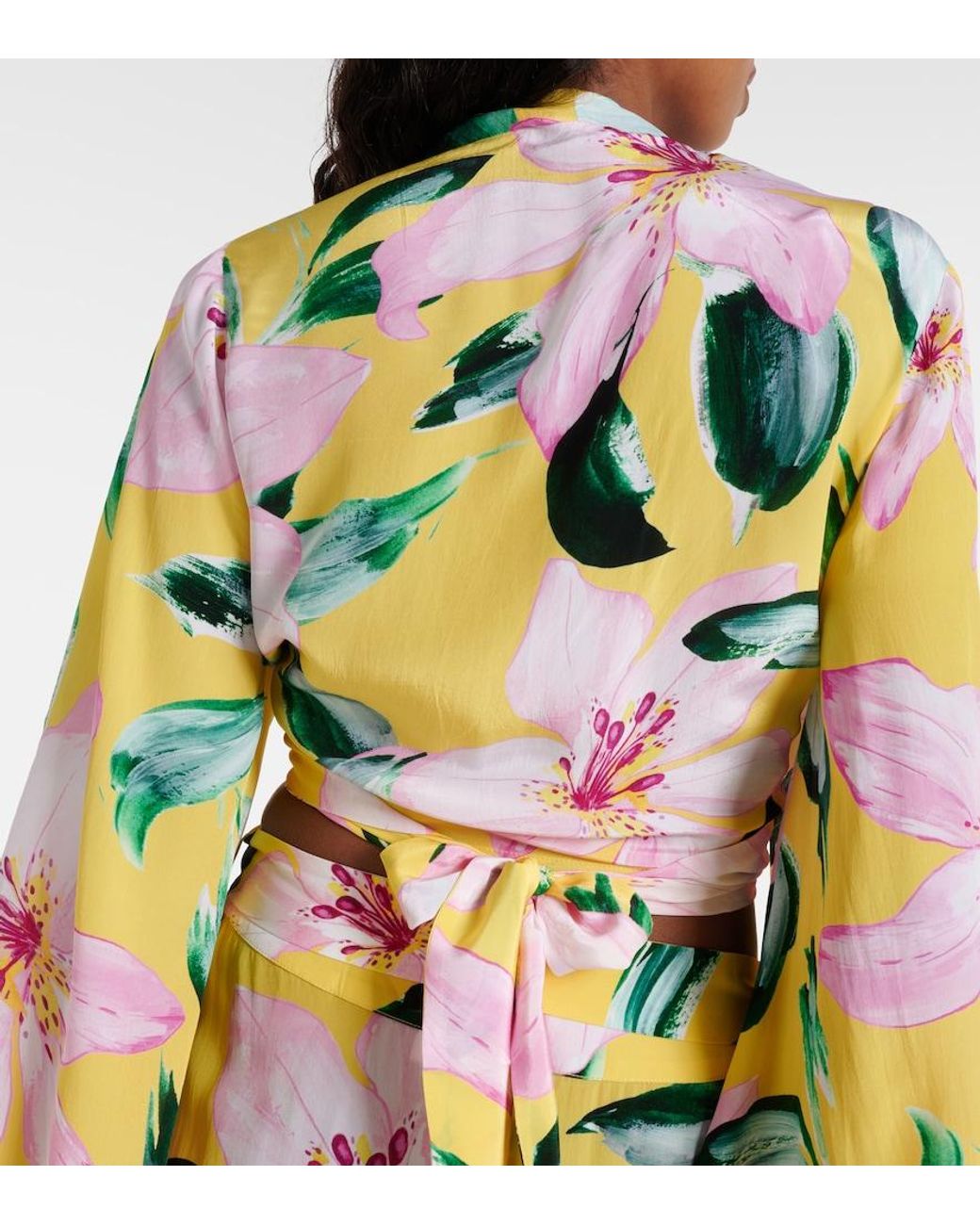 Alexandra Miro White Tabitha Floral Top