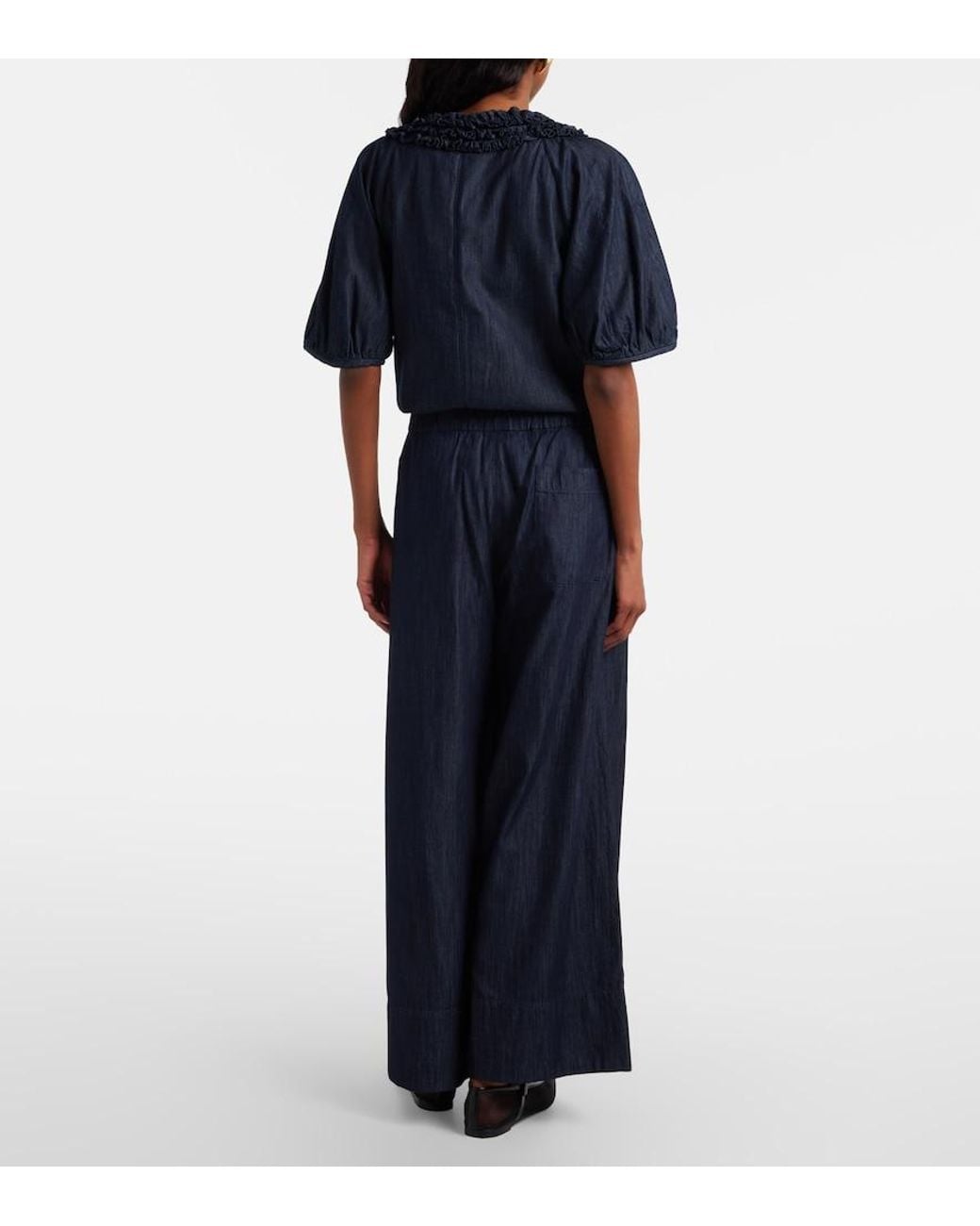 Max Mara Blue Wide-Leg Jeans