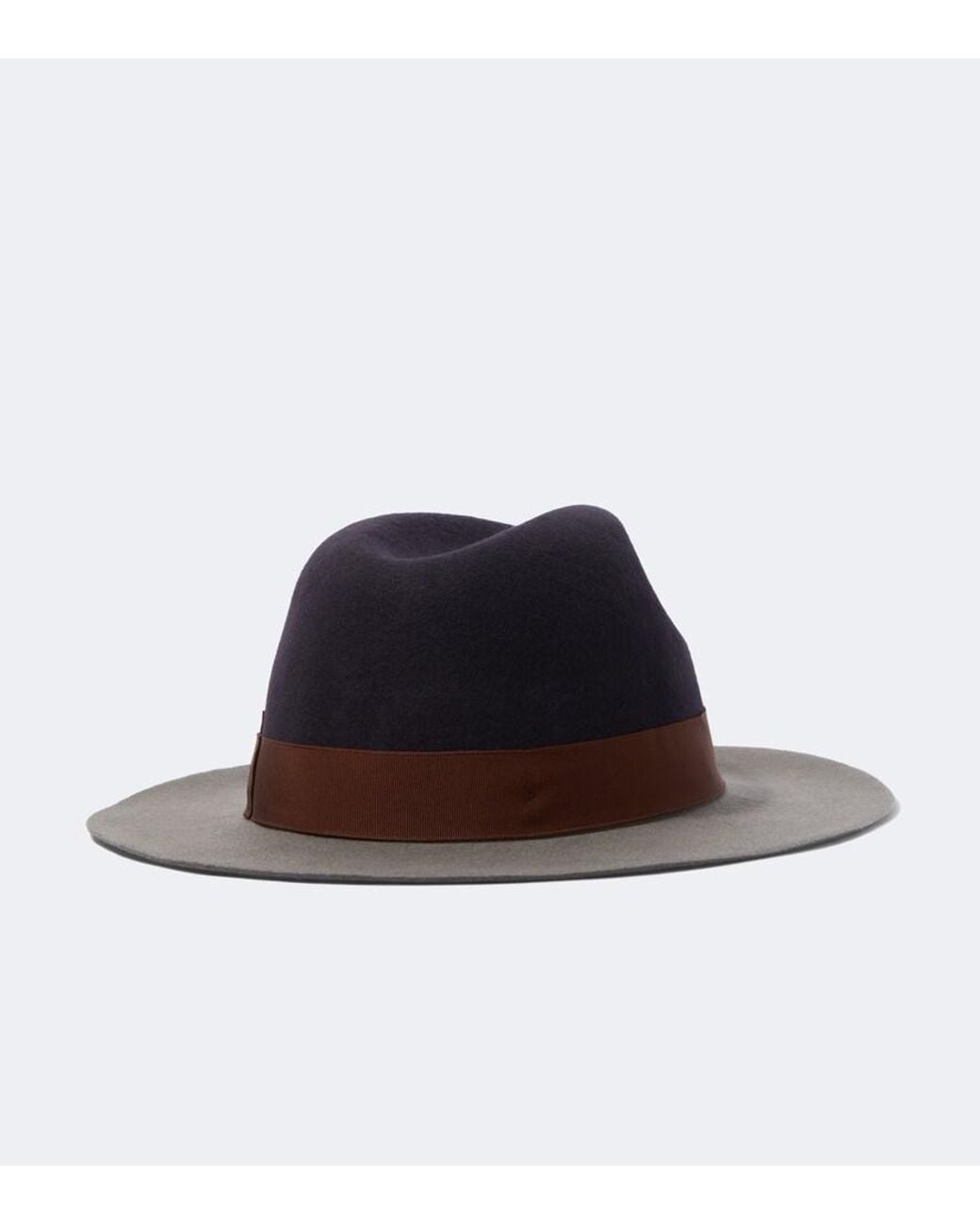 Borsalino White Scott Wool Fedora for men