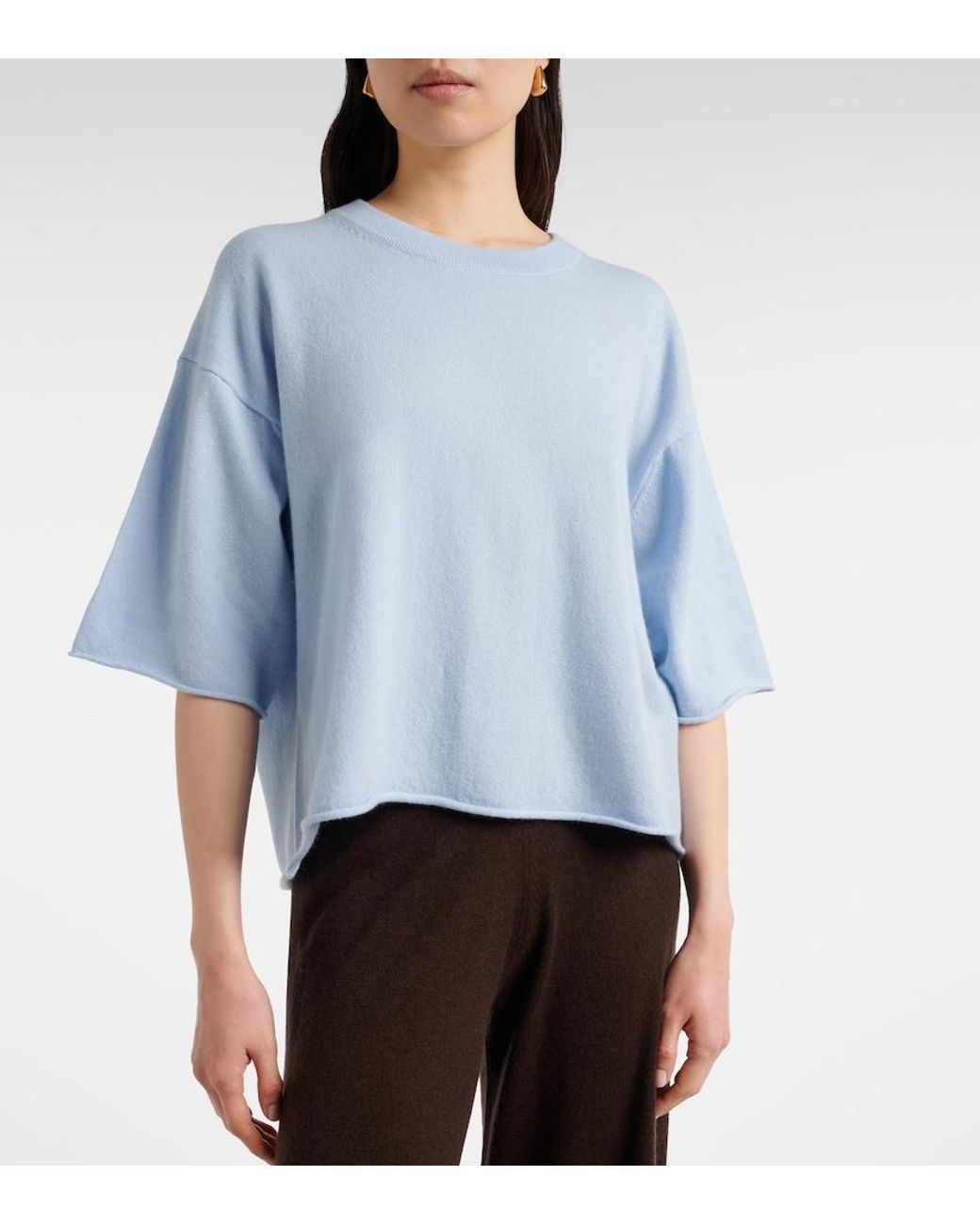 Jardin Des Orangers Blue Cashmere Sweater