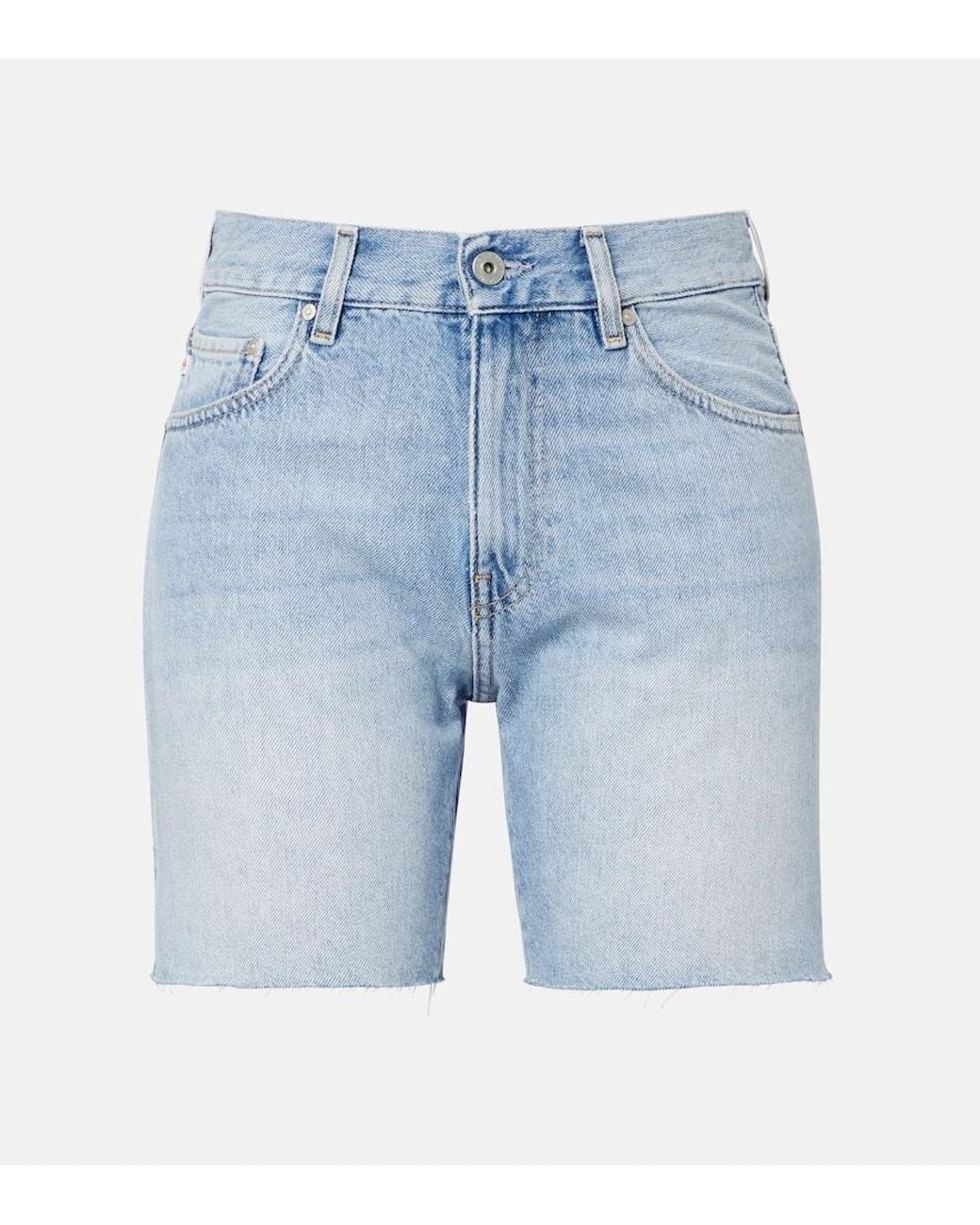 AG Jeans Blue Ex-Boyfriend Denim Shorts