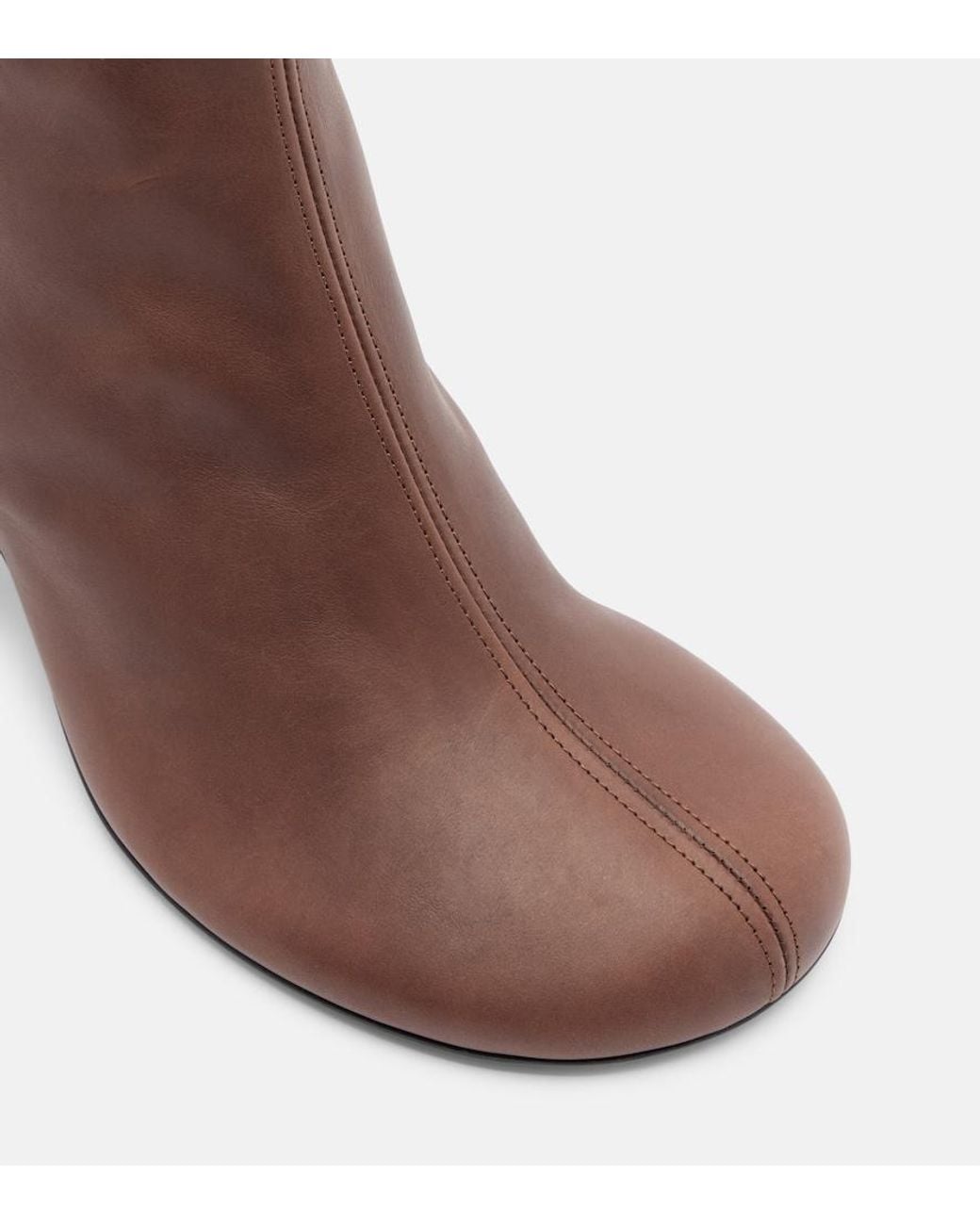 Dries Van Noten Brown 65 Leather Ankle Boots