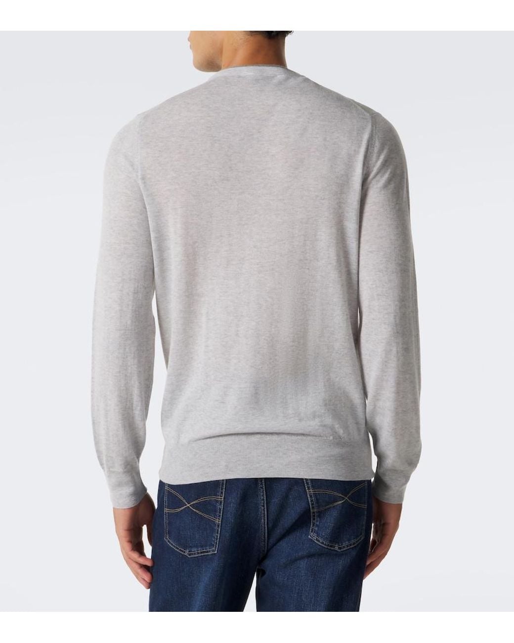Pullover di Canali in Gray da Uomo