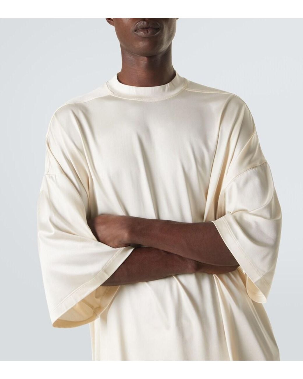 Rick Owens White Drkshdw Tommy Jersey T-Shirt for men