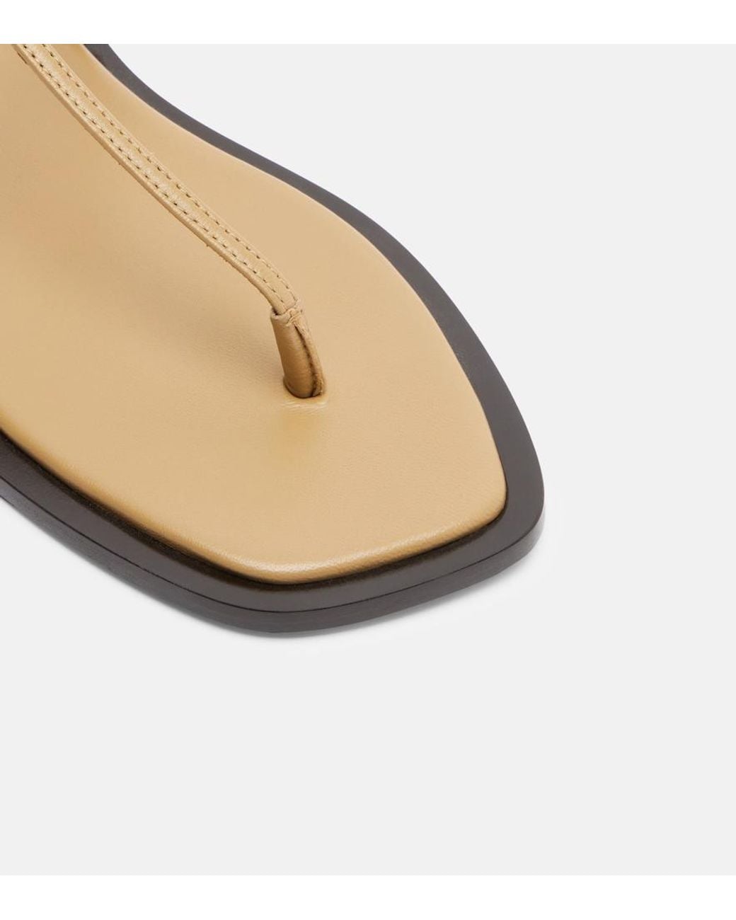 Totême Natural Leather Thong Sandals