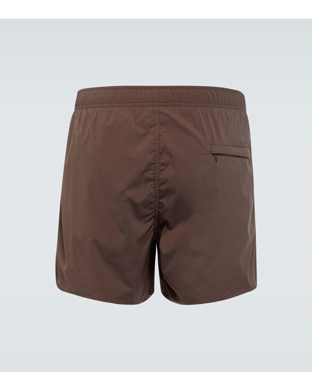 Jil Sander Brown Swim Trunks for men