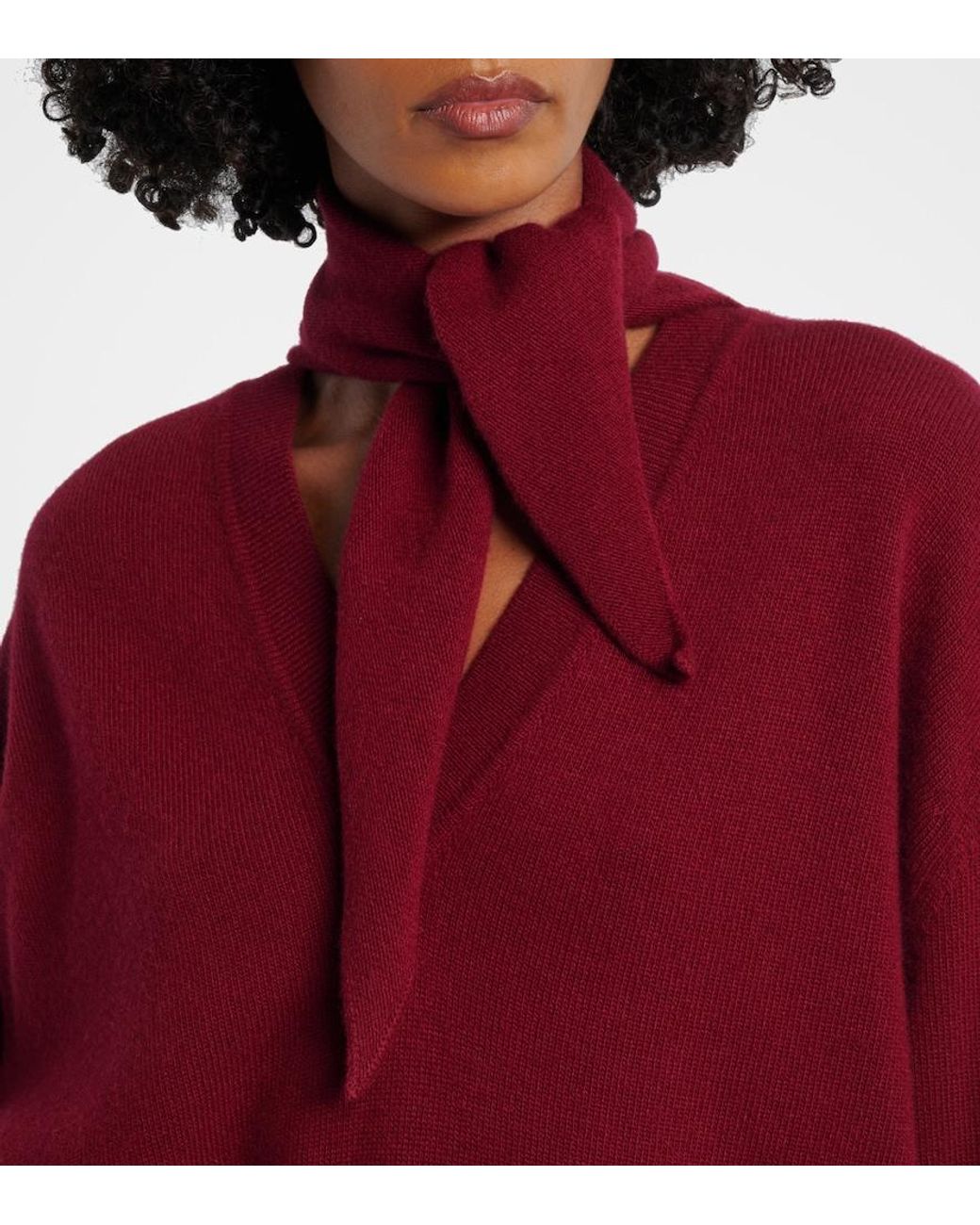 Plan C Red Wool And Cashmere Sweater