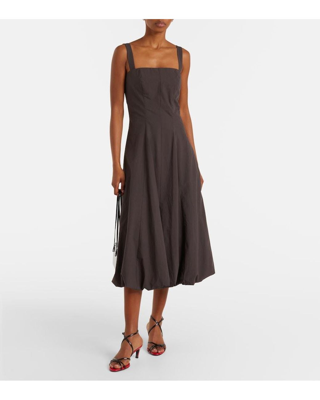 Proenza Schouler Black Label Ella Cotton Midi Dress