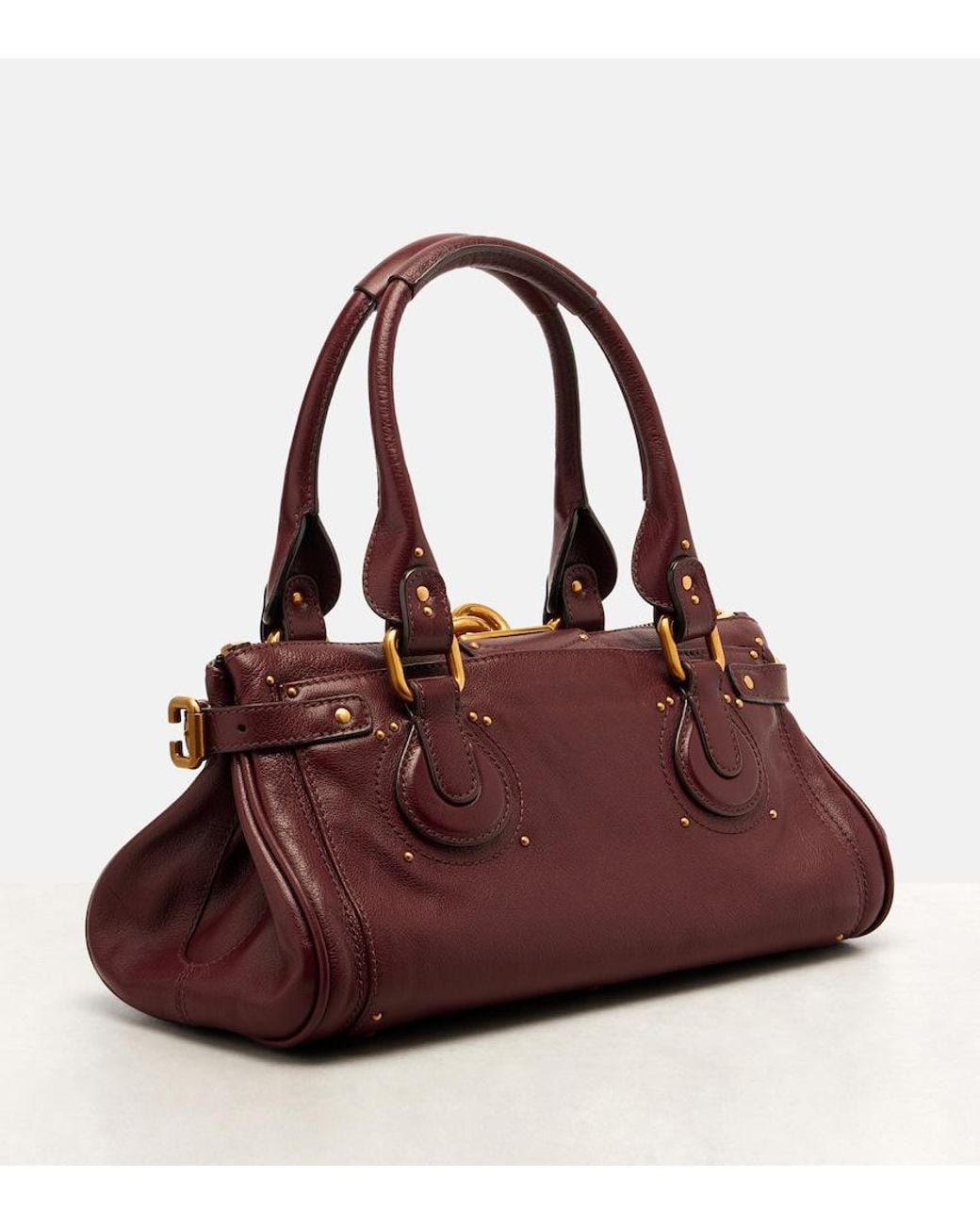 Chloé Brown Paddington Leather Shoulder Bag