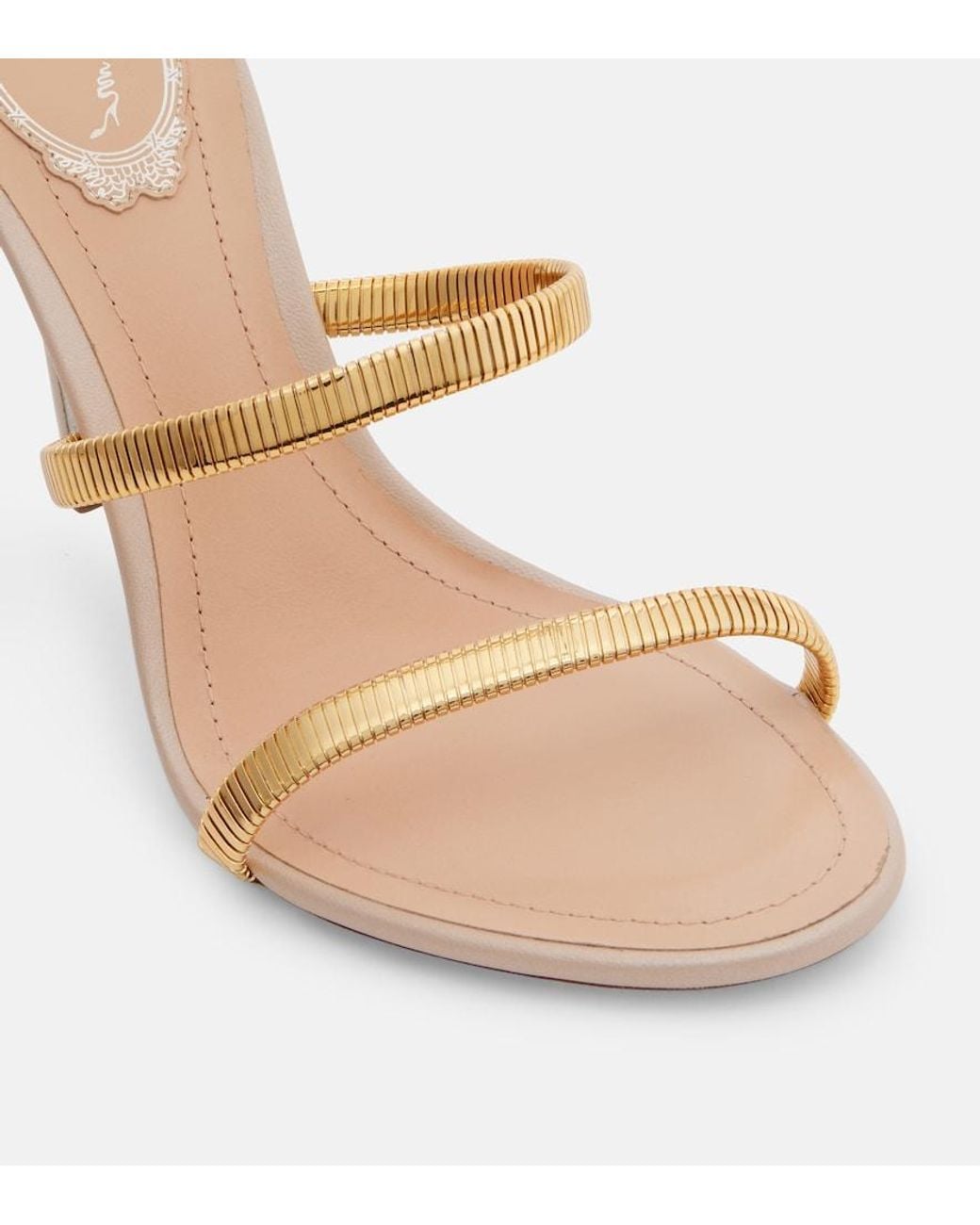 Rene Caovilla Metallic Juniper Embellished Sandals
