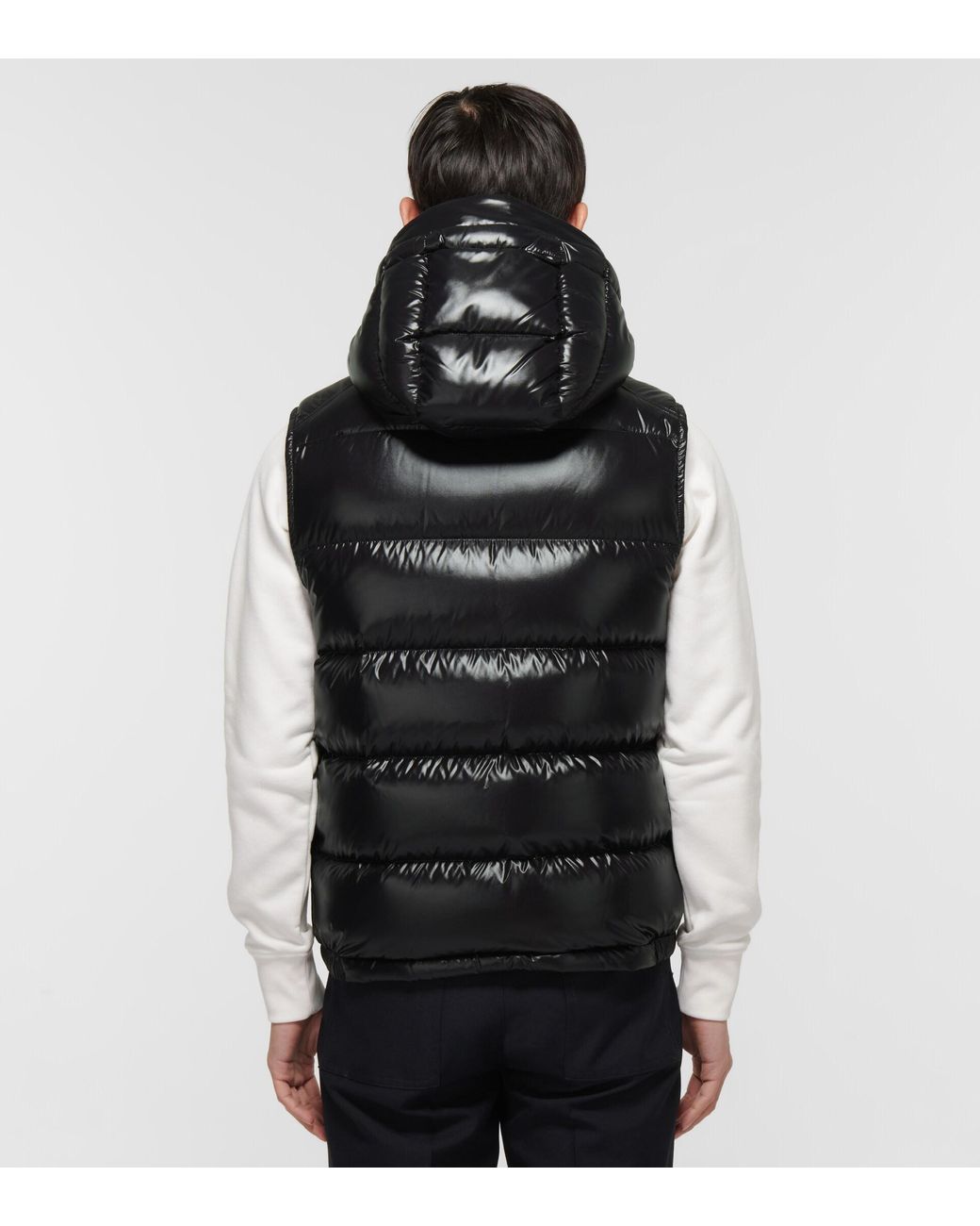black moncler vest