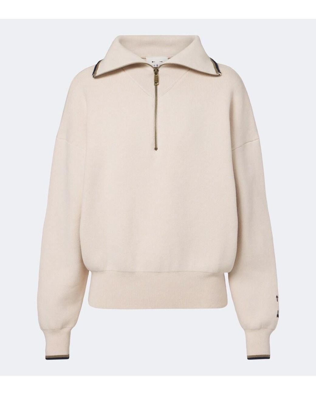The Upside Natural Kairo Cotton-Blend Half-Zip Sweater