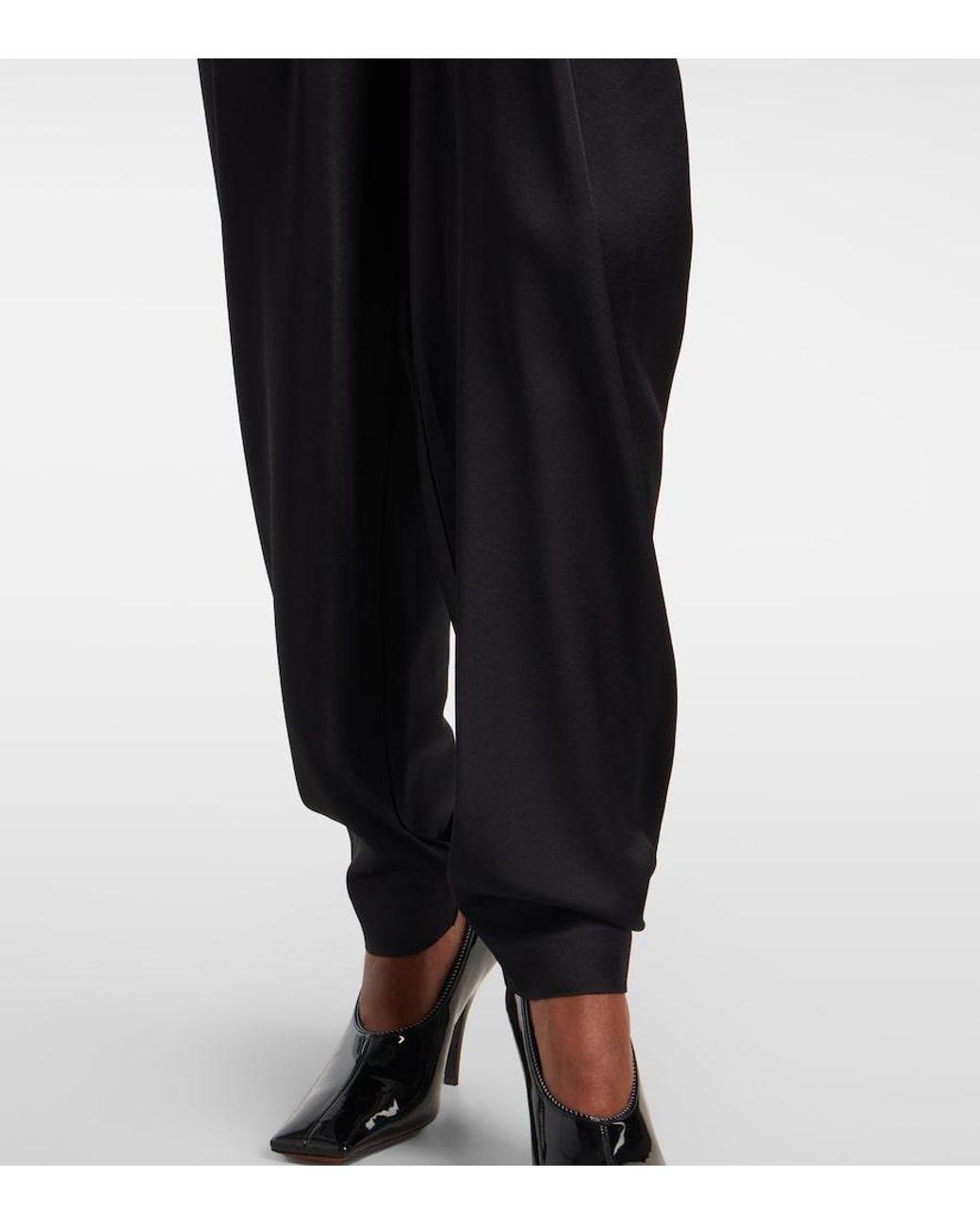 Stella McCartney Black Draped Jumpsuit
