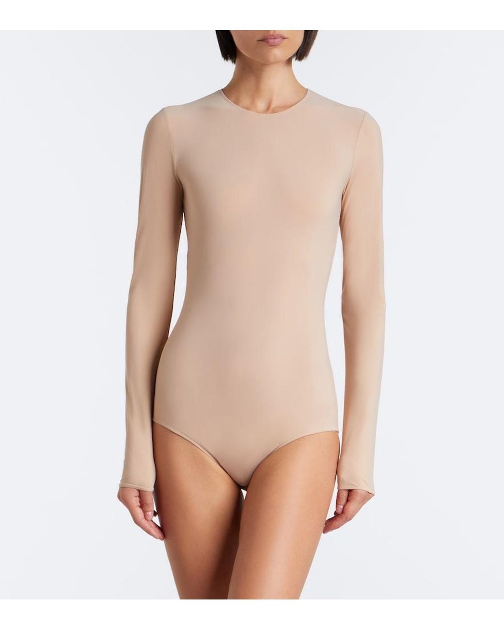 Maison Margiela Natural Jersey Bodysuit