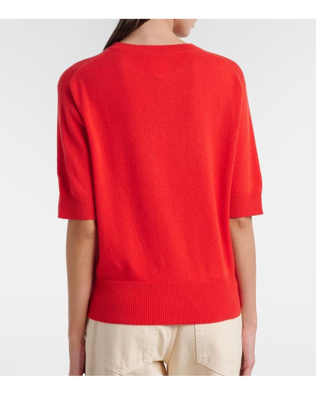 Jardin Des Orangers Red Cashmere Sweater
