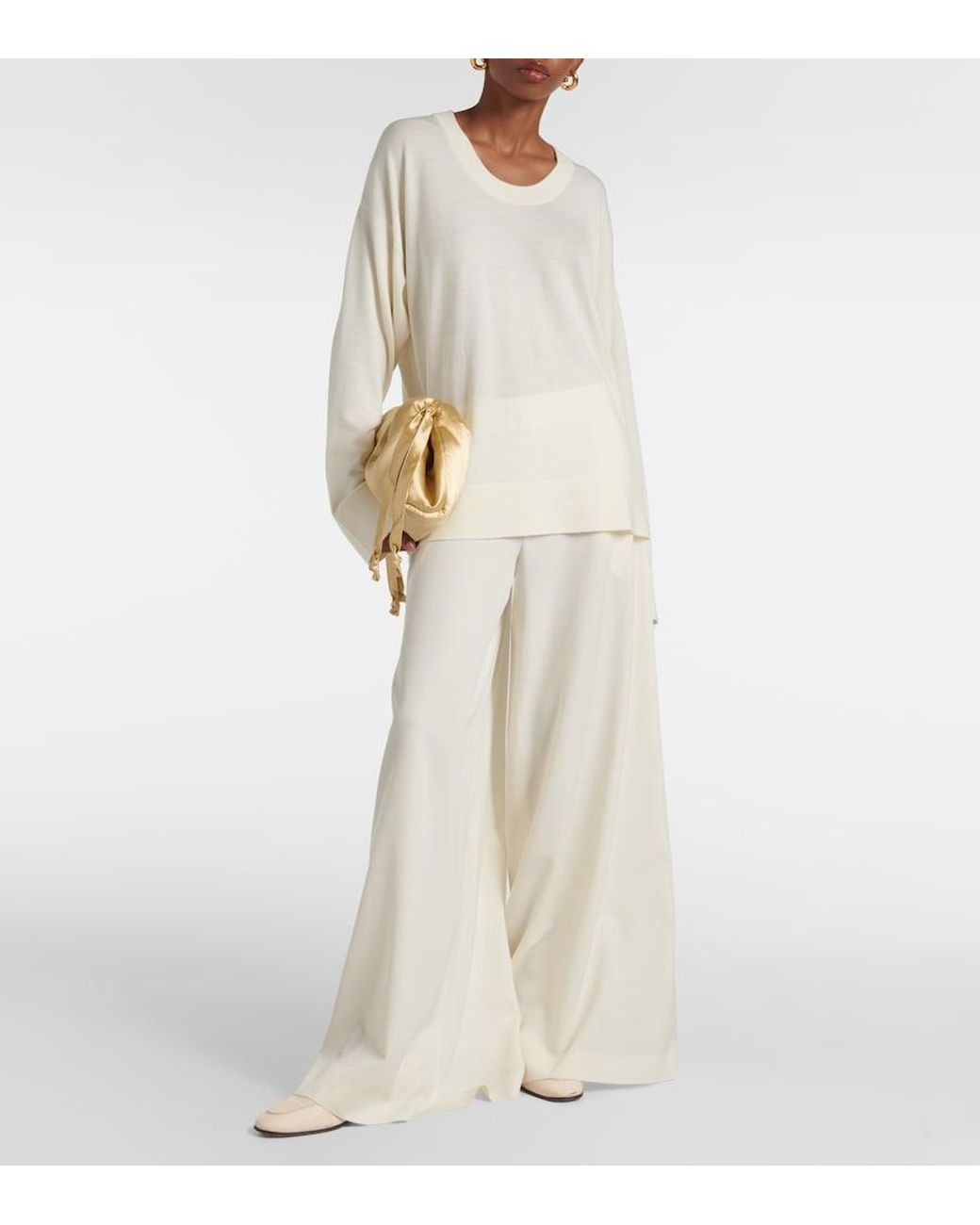 FFORME White Ren Wool Sweater