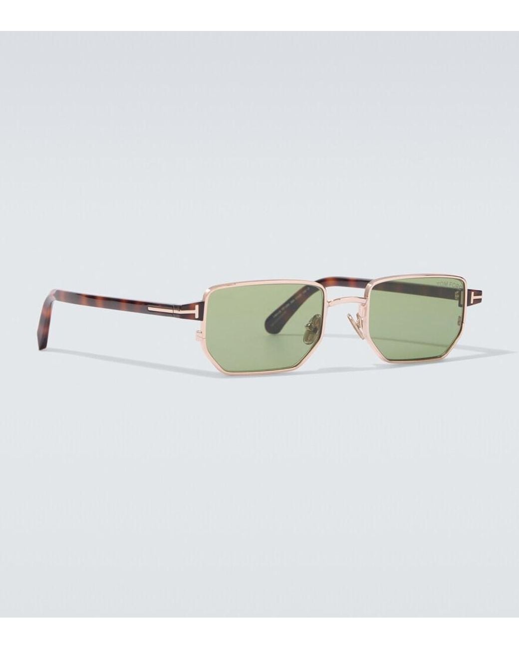 Tom Ford Green Liam-02 Rectangular Sunglasses for men