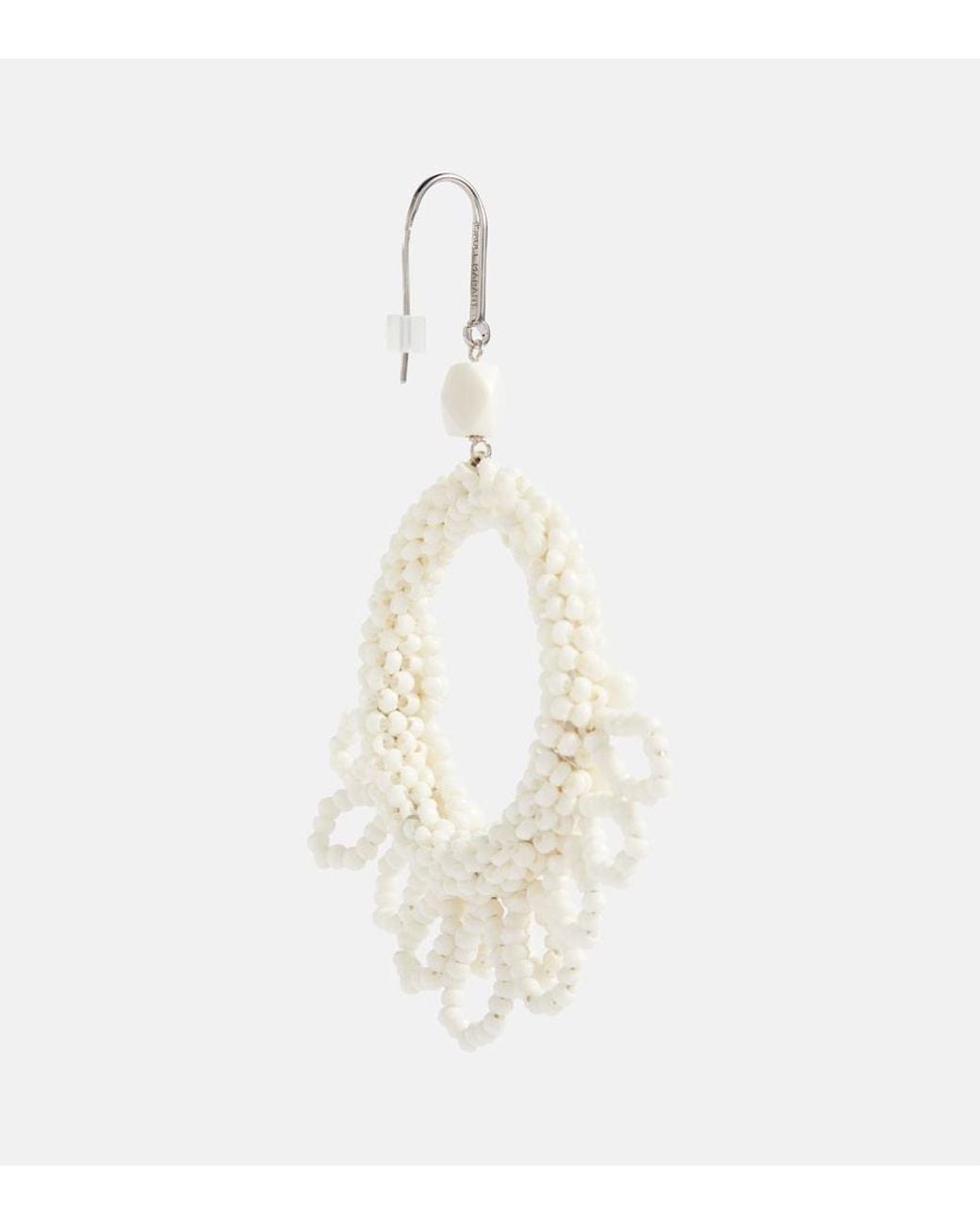 Isabel Marant Natural Talasi Beaded Earrings