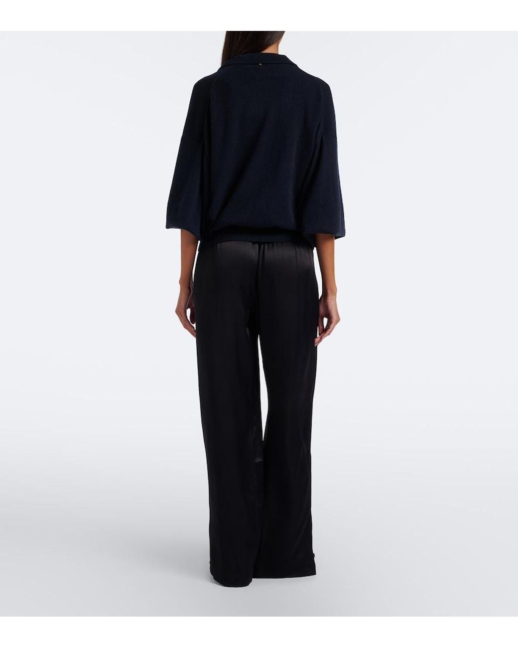 Lisa Yang Black Wide-Leg Pants