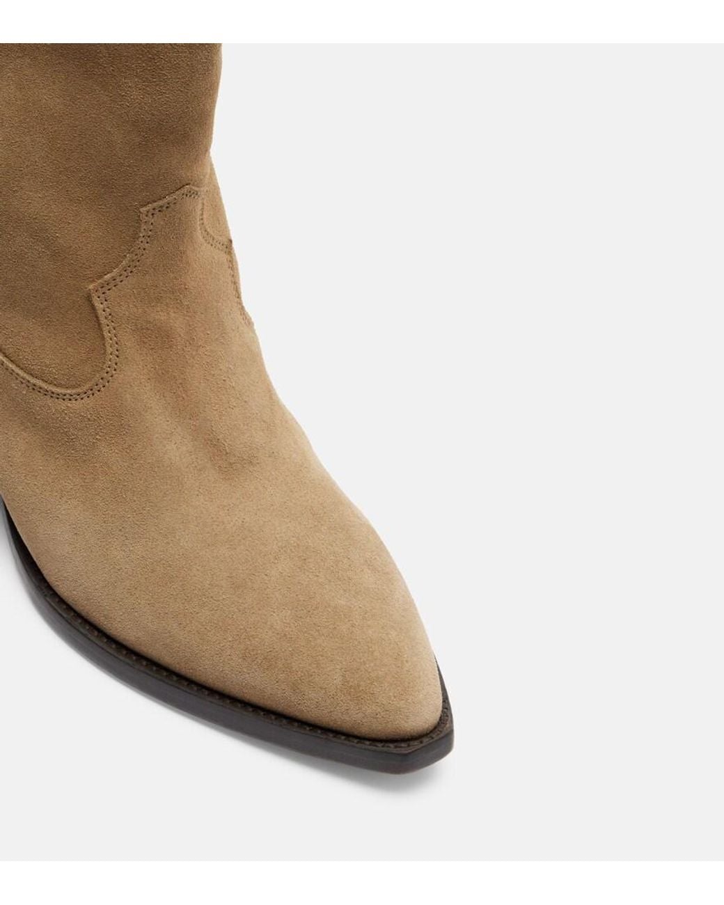 Isabel Marant Brown Duerto 40 Suede Cowboy Boots