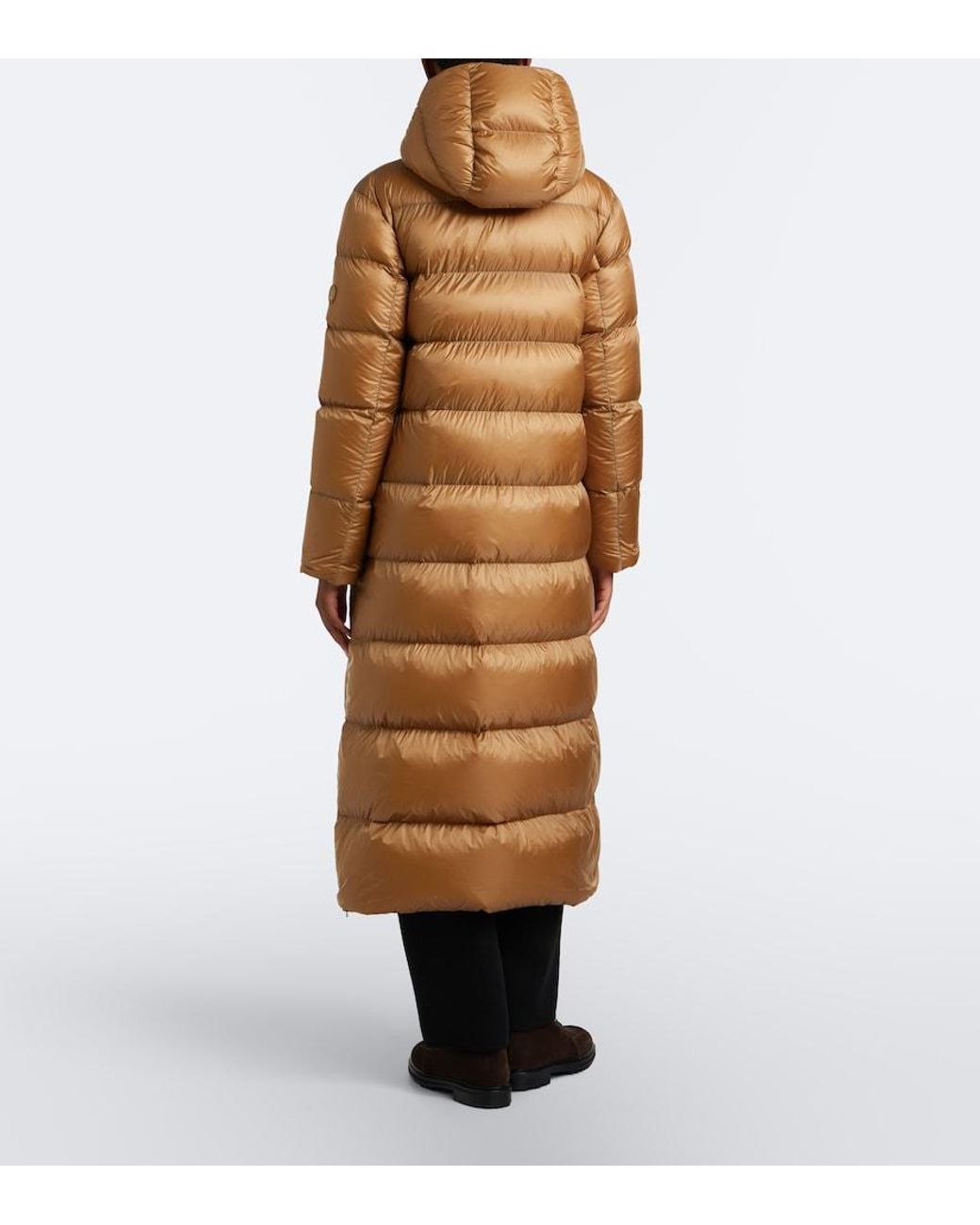 Bogner Natural Maxie Hooded Down Coat