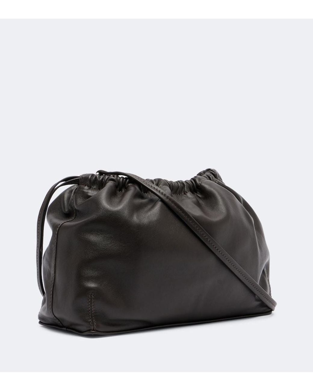 A.Emery Black Tobey Leather Clutch