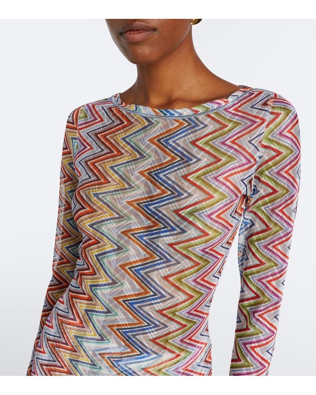 Missoni Multicolor Zigzag Minidress