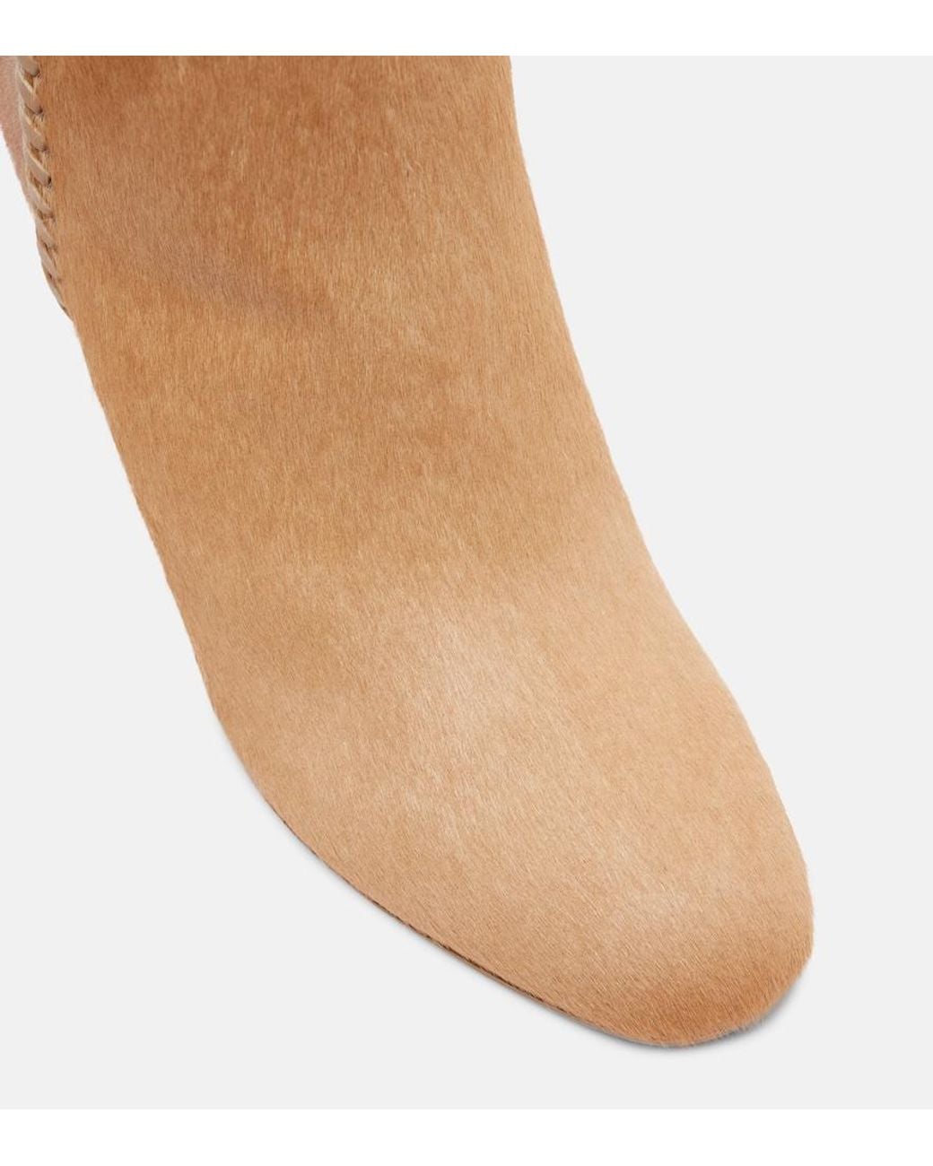 Aquazzura Brown Indy 85 Bootie