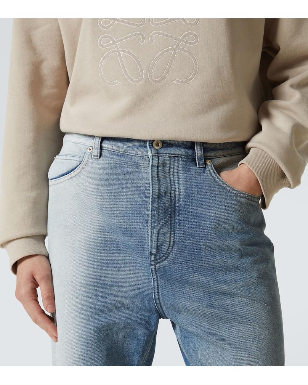 Jeans Regular di Loewe in Blue da Uomo