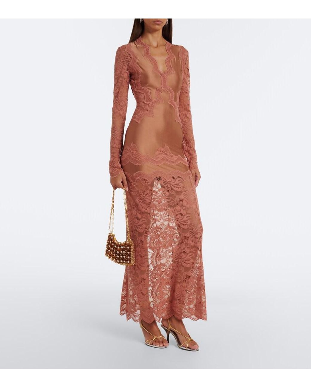Rabanne White 1969 Nano Embellished Shoulder Bag