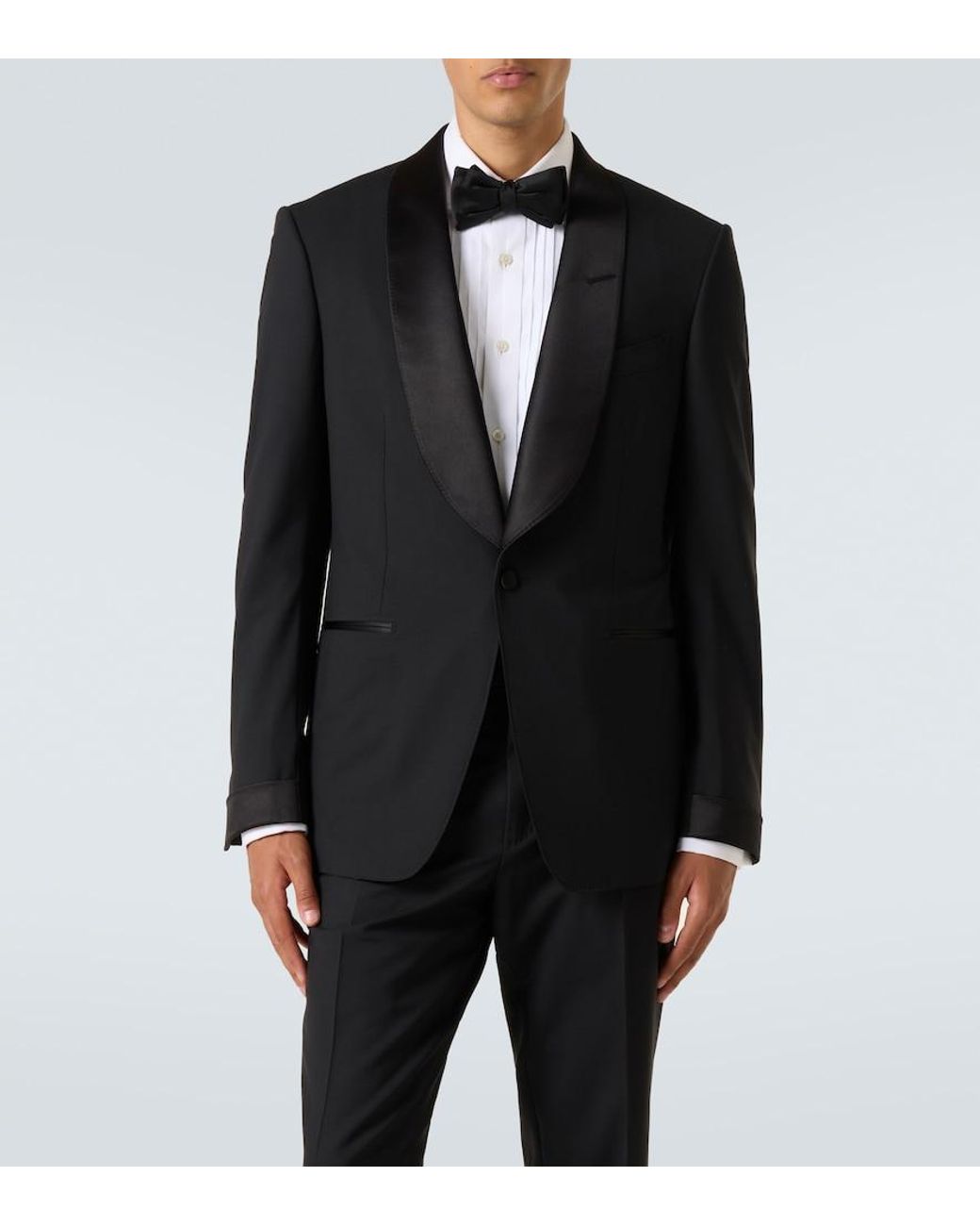 Tom Ford Black Wool-Blend Tuxedo for men